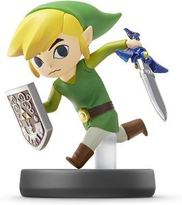 卡通猫眼林克amiibo塞尔达传说任天堂全明星大乱斗手办人偶摆件ns