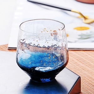日式渐变星空茶杯主人杯彩色玻璃杯耐热喝水杯子个性威士忌酒杯子