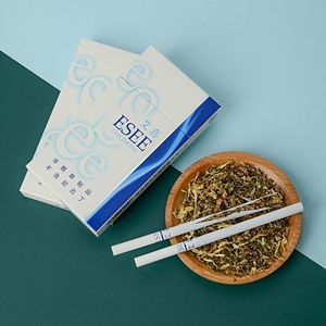 茶烟细支女士水果味细烟爆珠烟不含尼古丁的烟茶叶烟男士替烟神器