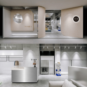 极简网红男装代购服装店鞋店档口母婴店原创精品装修设计效果图