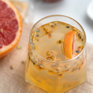 西柚百香果蜂蜜冰糖茶柚子冲泡水果茶果茶饮品泡水喝的东西送柠檬