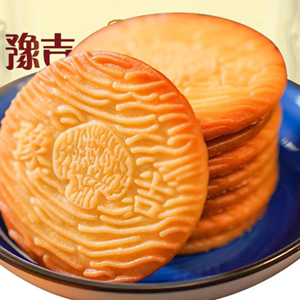 网红豫吉猴头菇菌饼干奶香曲奇独立袋装整箱老人健康零食酥性猴菇