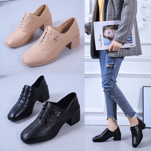珍妮公主女鞋春秋鞋子女2020年新款休闲小皮鞋女英伦风单鞋乐福鞋