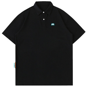 chase 潮流前线主推系列装polo衫宽松棉短袖男t恤纯色烫钻青年