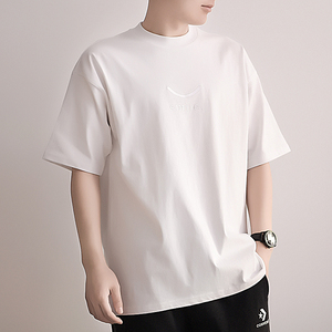 converse匡威短袖男装2022夏新款开口笑脸圆领运动服t恤10020930