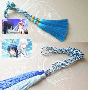 cos动漫灵契杨敬华同款流苏发带发饰束发绳子,你的名字三叶头绳