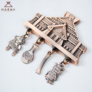河南博物院文创器象中州冰箱贴古铜磁铁复古创意礼物中国风纪念品