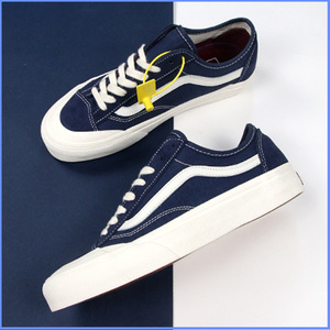 supstorm联名方其万斯蓝色oldskool帆布鞋男 潮流板鞋女情侣鞋