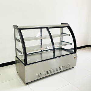 冷石凉菜柜小菜柜三层卧式点菜冷藏烧烤展示柜保鲜炸串熟食卤菜柜