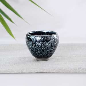 建阳建盏茶杯连宏达百花盏茶盏鸡蛋杯一口杯礼品茶杯