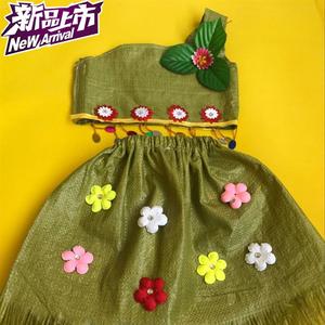 儿童节废品利用创意夏款男孩衣服六一节u小孩废旧物品制作走秀服