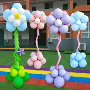 幼儿园开园布置路学校门口引气球立柱开学典礼装饰品场景氛围装扮
