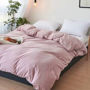 全棉色织水洗棉被套单件纯棉被罩被子套单人双人学生宿舍被芯套