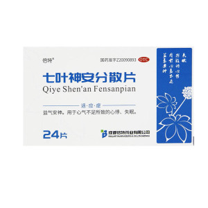 倍特 七叶神安分散片 24片 益气安神 心气不足所致的心悸失眠