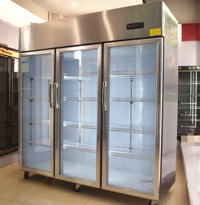 冷藏柜 展示柜 保鲜柜 立式双门三商用饮料冷饮蔬菜水果柜冰柜