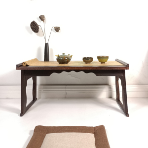 古风禅意实木办公室接待简易小茶几功夫可折叠新中式迷你阳台茶桌