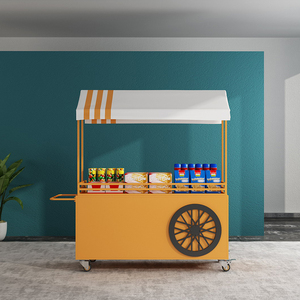 铁艺花车地摊车集市移动售货车手推车商场户外摆摊位车促销车网红