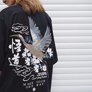 中国李宁刺绣仙鹤