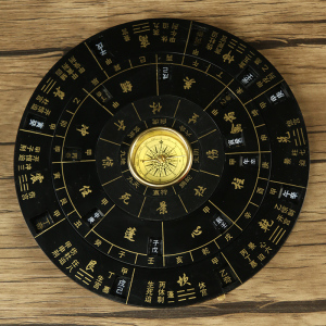奇门遁甲罗盘活盘易经活解转盘随身携带风水盘高精度综合五行八卦