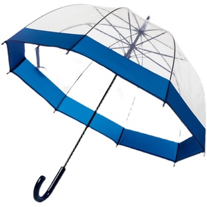 时尚英伦复古宽边透明雨伞欧洲风格阿波罗拱形鸟笼伞长柄加厚抗风