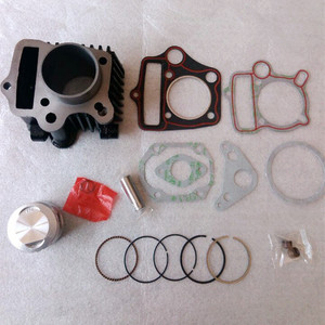 摩托车配件嘉陵70 jh70 48cc弯梁助力车套缸 活塞环 气缸体总成