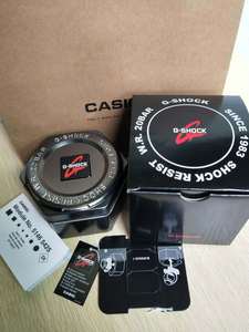 原装爆款卡西欧六角铁盒包装盒整套手表盒g-shock男款手表包装