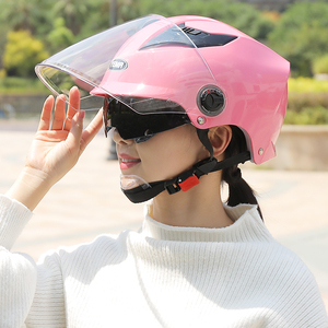 电动摩托车头盔女女士时尚