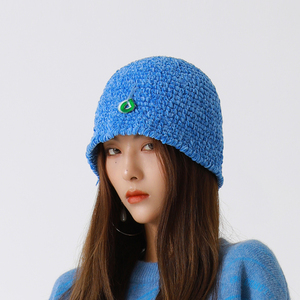 dnt/韩火火养眼又好搭 十色顶呱呱 d字刺绣复古西瓜皮奶奶帽