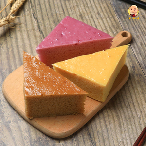 红糖发糕广式马拉糕三角形松糕茶楼点心速冻早餐半成品5斤装24块