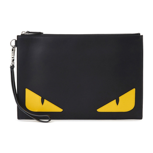 fendi 芬迪 20秋冬女包经典小恶魔可拆卸腕带手拿包公文包钱包