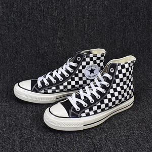 star/匡威 1970s高帮黑白棋盘格帆布鞋经典复古学生板鞋官网正品