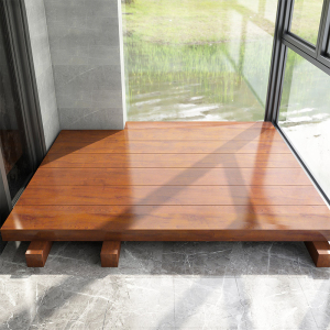 阳台床榻榻米木头踏踏米卧室拼接落地全实木订制日式客厅地台矮床