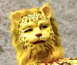 西游记影视仿真金钱豹乳胶面具沙雕网红角色扮演钱多多暴富道具