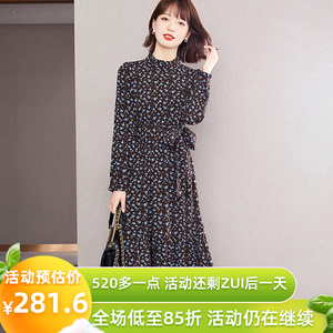 极繁风通勤收腰显瘦长袖衬衫连衣裙女|122107012only官方旗舰店346