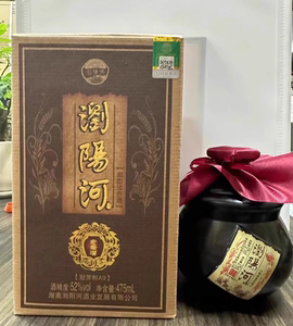 浏阳河酒冠芳郎A9清香型52度475ml*6瓶整箱盒装粮食白酒送礼年货