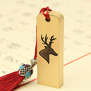 书边黄铜印章鹿头铜章设计名字火漆个人姓名手账篆刻定制私人章