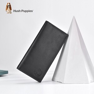 暇步士钱包男头层牛皮皮夹男士简约休闲长款钱夹