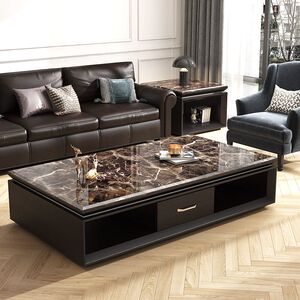 仿大理石台面茶几