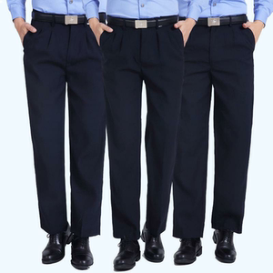 保安裤子男保安春夏秋冬裤保安制服西裤夏季黑色藏蓝色加厚工作裤