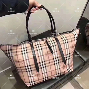 burberry 巴宝莉战马格纹托特包 手提单肩斜挎饺子女包 agiel代购
