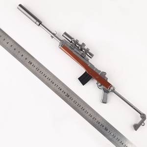绝地求生大号mini14狙击儿童可拆卸拉栓合金属玩具枪吃鸡武器模型