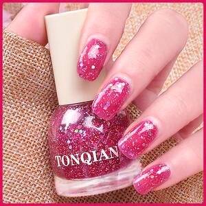 美甲火龙果色玫红粉色甲油胶夏天流行色树莓红指甲胶cick旗舰店93