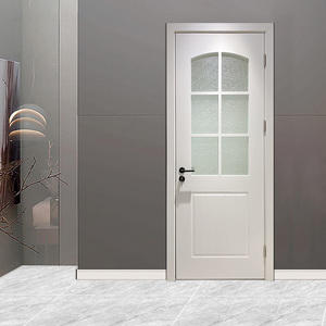 白色厨房门平开门实木玻璃门卫生间木门室内阳台门厕所门烤漆家用