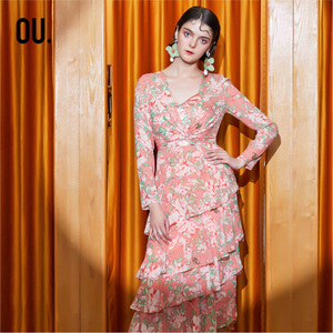 欧点桑蚕丝连衣裙