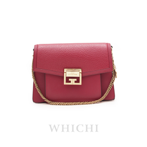 whichi唯驰古色 中号红色翻盖大容量进口羊皮大象纹斜挎包风情手