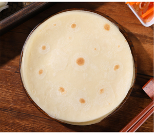 手工制作面饼皮北京烤鸭饼荷叶饼家庭装商用春饼皮京酱肉丝薄饼皮