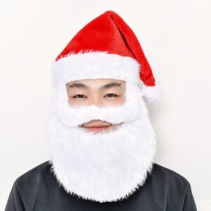 圣诞老人胡子仿真老爷爷白胡须儿童成人演出服配饰表演道具装扮品