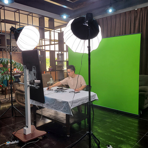 智美科 32/43寸专业级带货设备全套抖音一体机虚拟背景绿幕软件补光灯