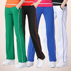 春夏广场舞裤子女运动长裤鬼步舞速干健身舞蹈练功裤跳舞跳操女裤