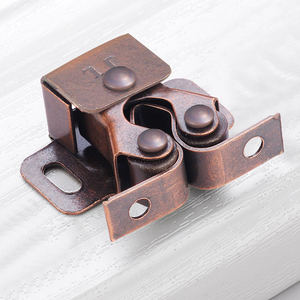 碰珠衣柜门卡扣衣橱家具卡式开关夹锁五金配件磁碰柜门柜子吸合器